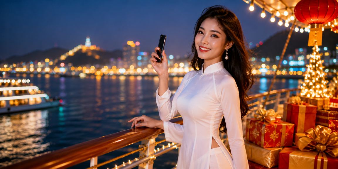 Trải nghiệm casino di động sang trọng tại Vũng Tàu với trang phục áo dài truyền thống của dịch vụ VIP